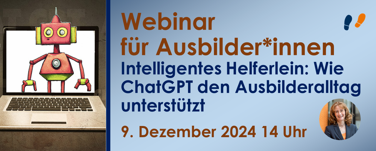 ChatGPT für Ausbilder - ein Webinar im Dezember 2024